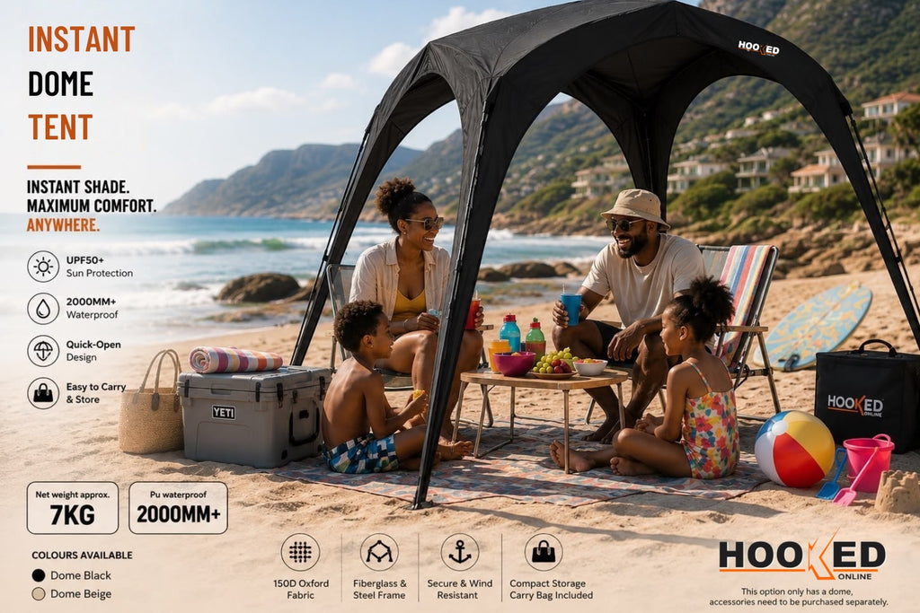 Instant Dome Tent - beach lifestyle with family