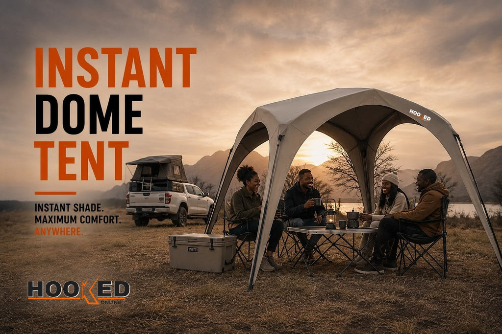 Instant Dome Tent - camping lifestyle with friends
