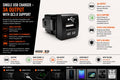 Single USB Charger – 3A Output with QC3.0 Support