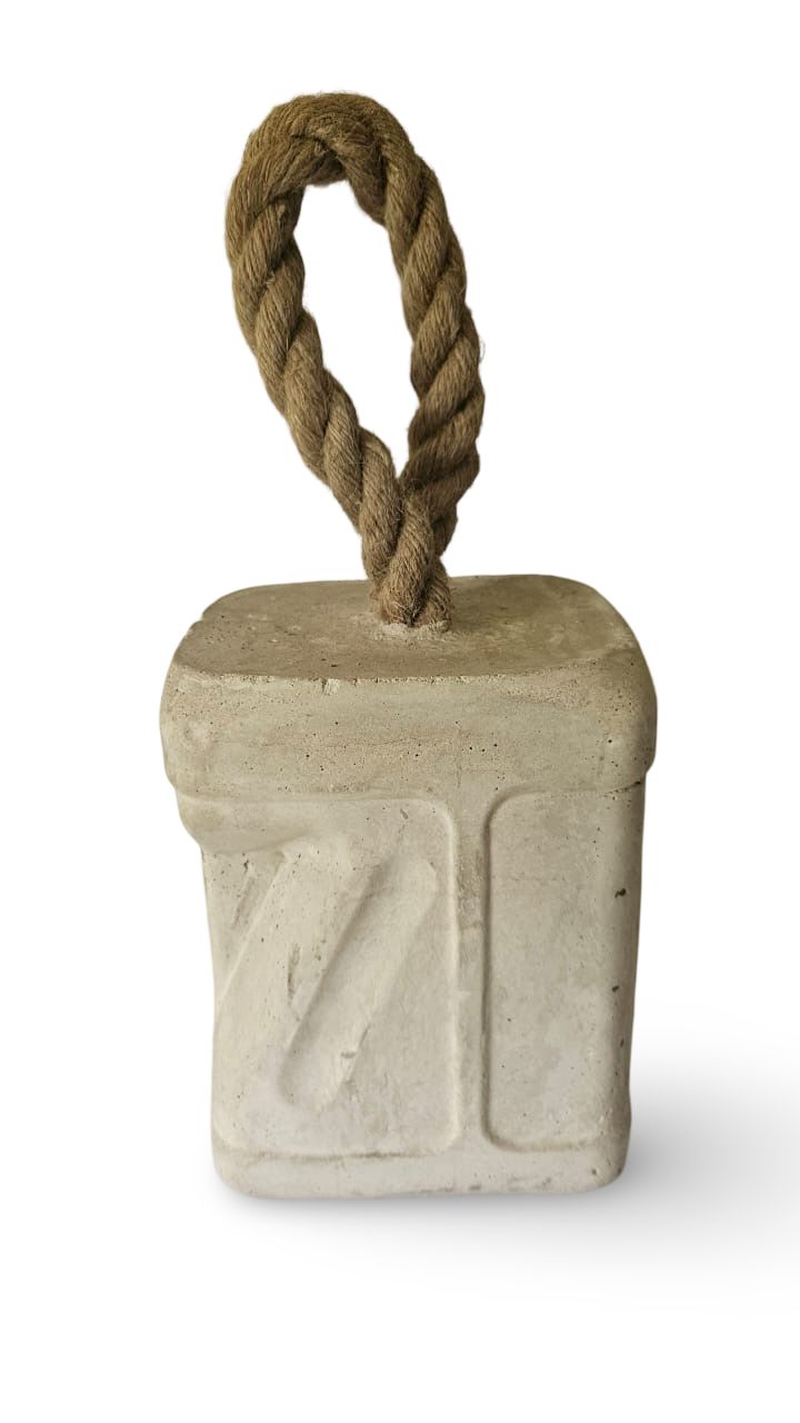 HOOKED Branded Cement Door Stopper - Large