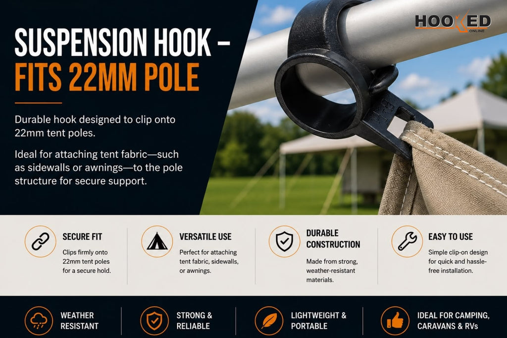 Suspension Hook – Fits 22mm Pole