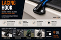 Lacing Hook – Black or White (33mm x 28.5mm)