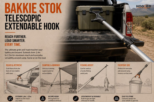 Bakkie Stok – Telescopic Extendable Hook (1.4m to 2.5m)
