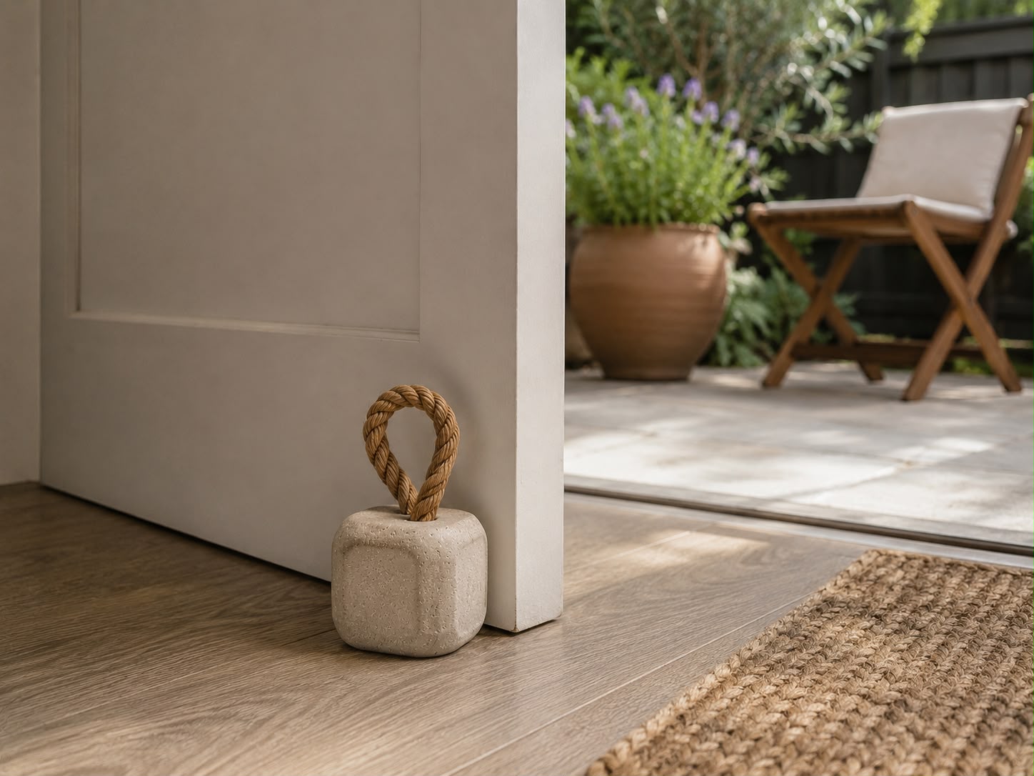 Natural Finished Cement Door Stopper