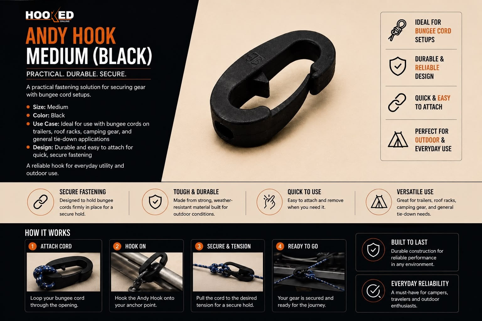 Andy Hook – Medium (Black)