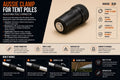 Aussie Clamp for Tent Poles – Adjustable Pole Connector